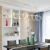Lustre LED en spirale design Acrylic | Marco Lucetti