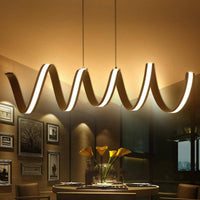 Lustre LED en spirale modern. | Marco Lucetti