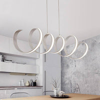 Lustre LED en spirale modern. | Marco Lucetti