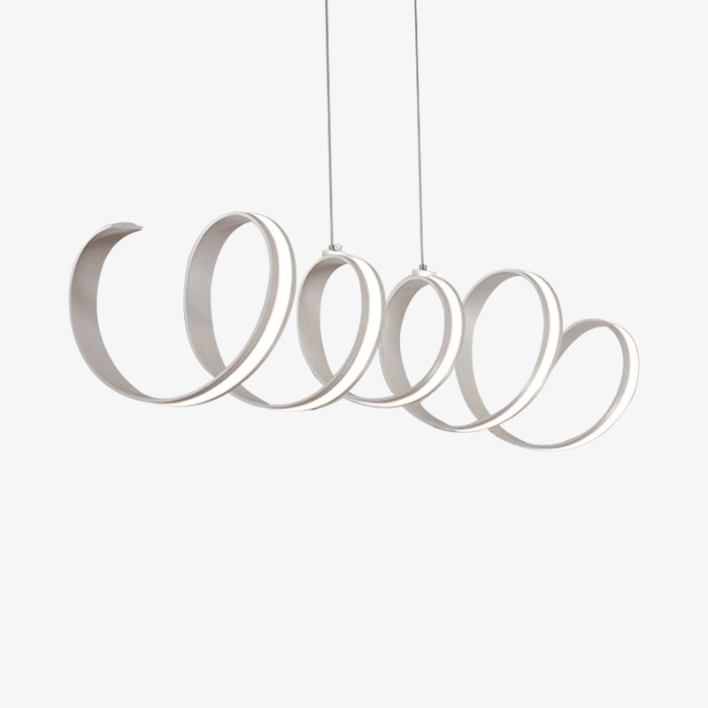 Lustre LED en spirale modern. | Marco Lucetti 80cm / Froide