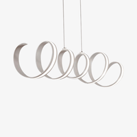 Lustre LED en spirale modern. | Marco Lucetti 80cm / Froide