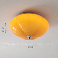 Lustre LED en verre citrouille. | Marco Lucetti