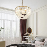 Lustre LED en verre design moderne pour restaurant et hôtel de luxe | Marco Lucetti