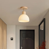 Lustre LED en Verre et Bois pour Salon Moderne | Marco Lucetti