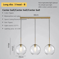 Lustre LED en verre industriel | Marco Lucetti ML3P / Sans ampoule