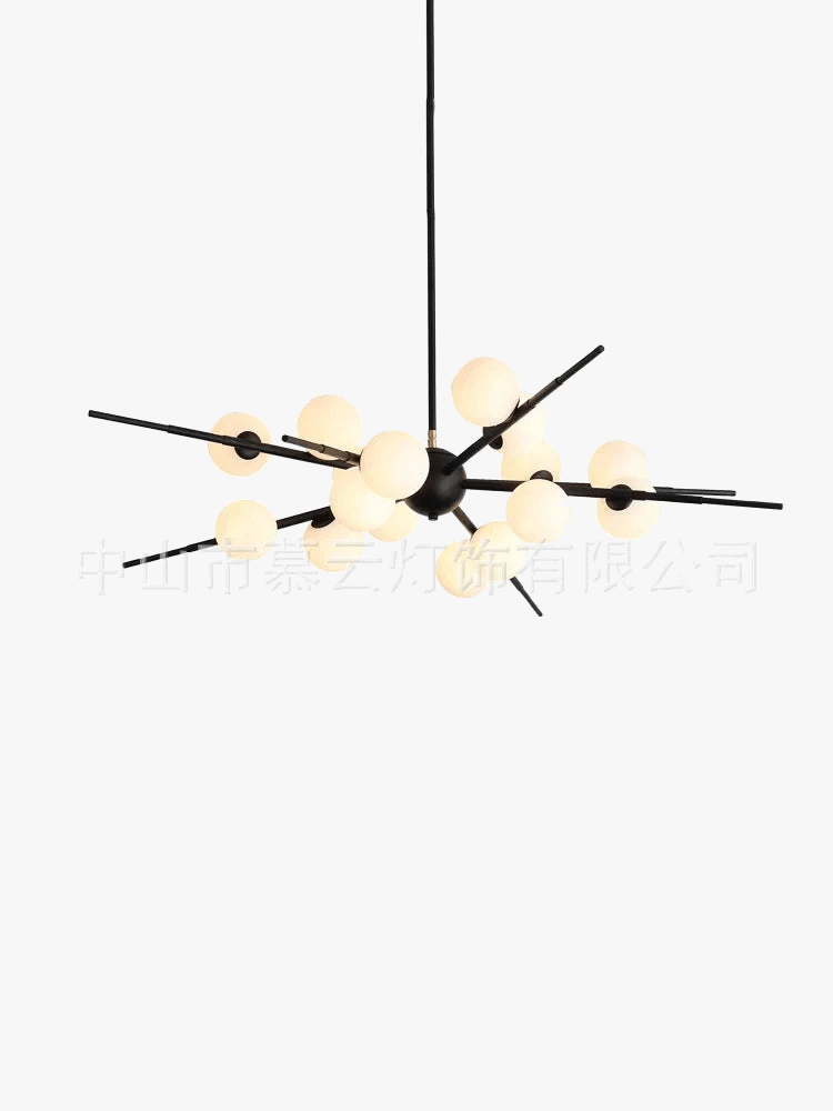 Lustre LED en Verre Suspension Or - Maison Lumineuse | Marco Lucetti