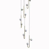 Lustre LED Escalier Colimaçon Luxe | Marco Lucetti