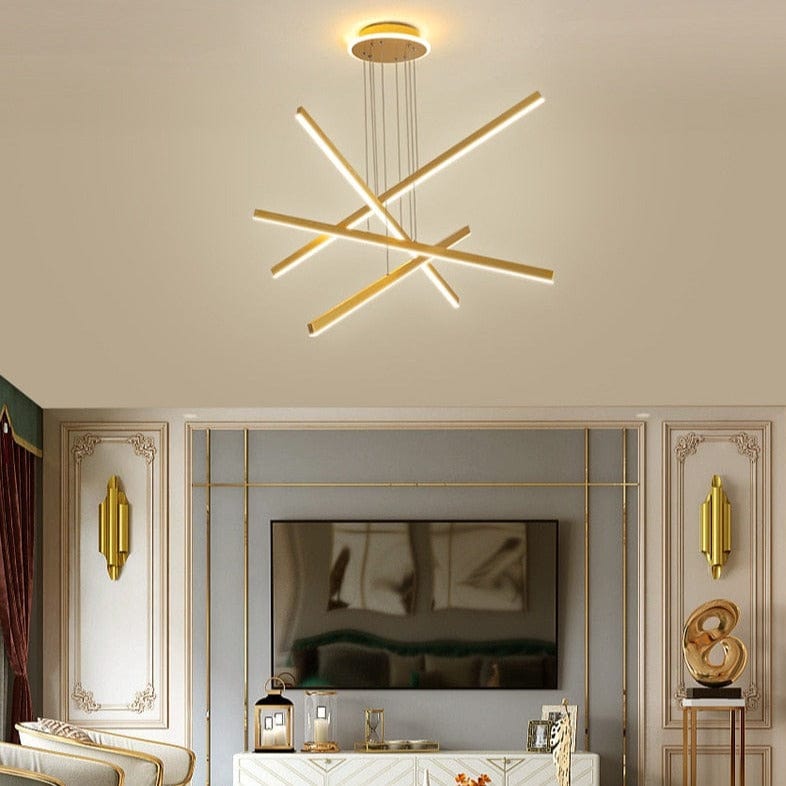 Lustre LED Étoile Dorée Alaikari | Marco Lucetti