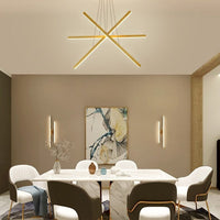 Lustre LED Étoile Dorée Alaikari | Marco Lucetti