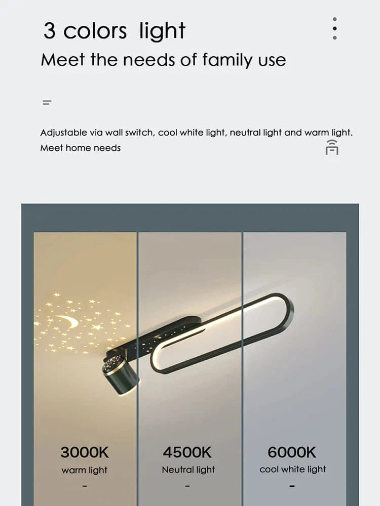 Lustre LED Étoilé pour Salon et Couloir | Marco Lucetti