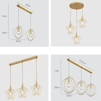 Lustre LED Géométrique Yria | Marco Lucetti