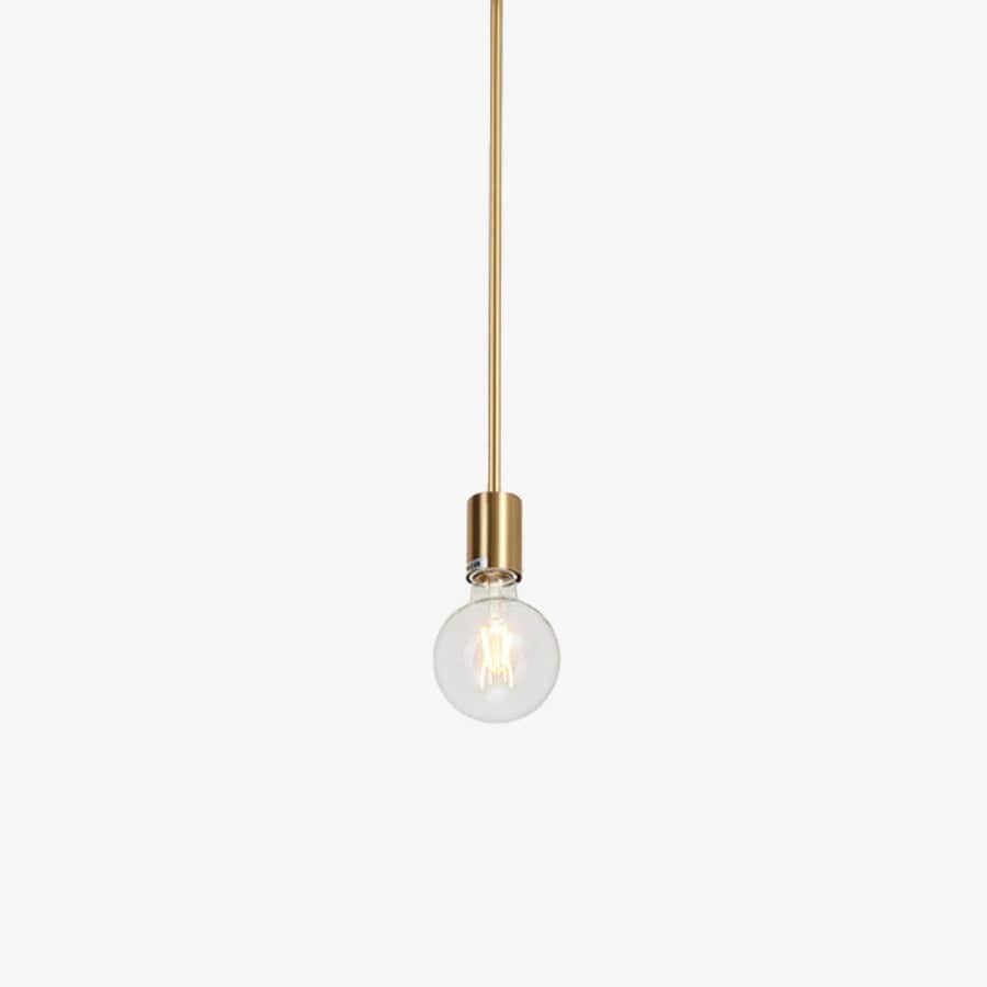 Lustre LED "Golden Tube" Loft | Marco Lucetti 1 lampe