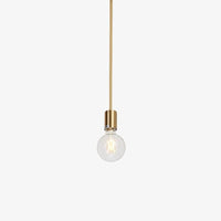 Lustre LED "Golden Tube" Loft | Marco Lucetti 1 lampe