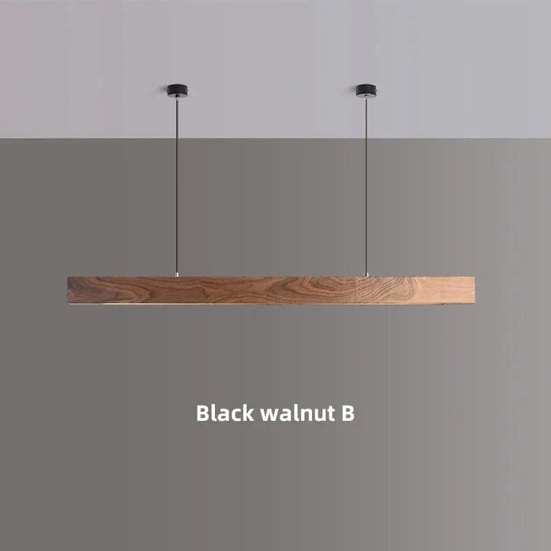 Lustre LED Haute Puissance Nordik Modern | Marco Lucetti Noyer noir B / 150cm 48W / 36W-54W | Lumière neutre