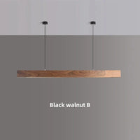 Lustre LED Haute Puissance Nordik Modern | Marco Lucetti Noyer noir B / 150cm 48W / 36W-54W | Lumière neutre