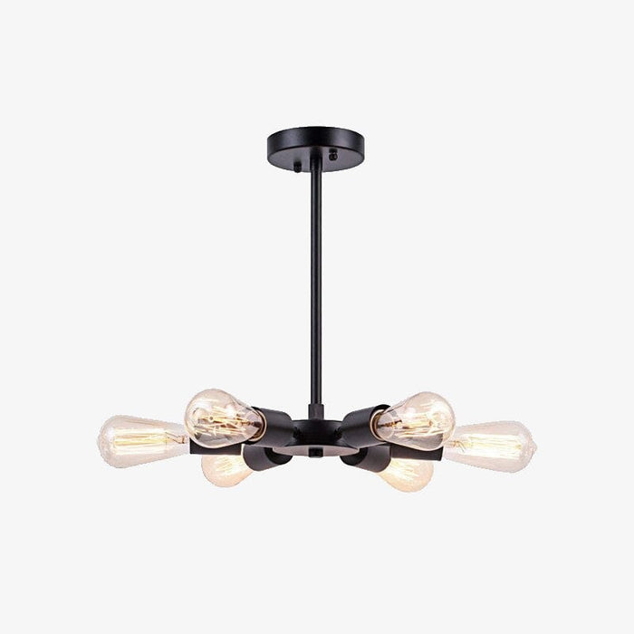 Lustre LED industriel Ludaya | Marco Lucetti 6 lampes