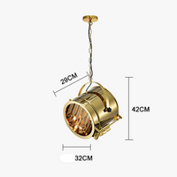 Lustre LED industriel nordique en métal de qualité supérieure
