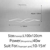 Lustre LED intérieur design avec abat-jour | Marco Lucetti