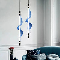 Lustre LED italien créatif - bande luminaire | Marco Lucetti