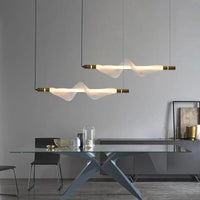 Lustre LED italien créatif - bande luminaire | Marco Lucetti