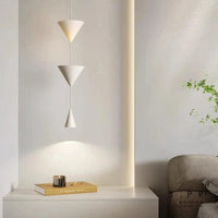 Lustre LED "Luminaire Airys" en métal blanc et noir | Marco Lucetti