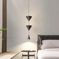 Lustre LED "Luminaire Airys" en métal blanc et noir | Marco Lucetti