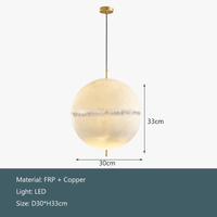 Lustre LED lune nordique pour décor de maison et de chambre | Marco Lucetti