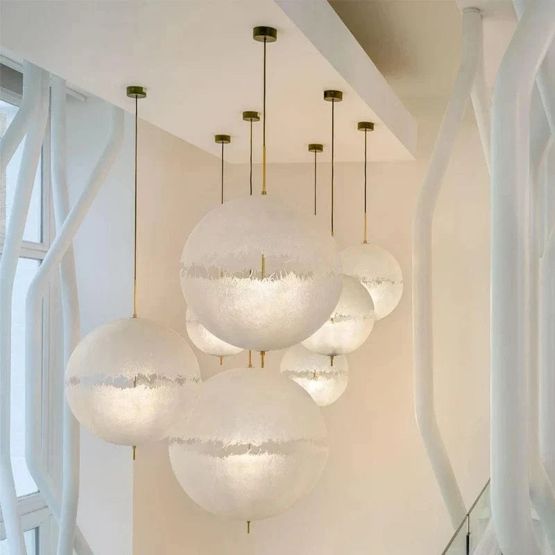 Lustre LED lune nordique pour décor de maison et de chambre | Marco Lucetti