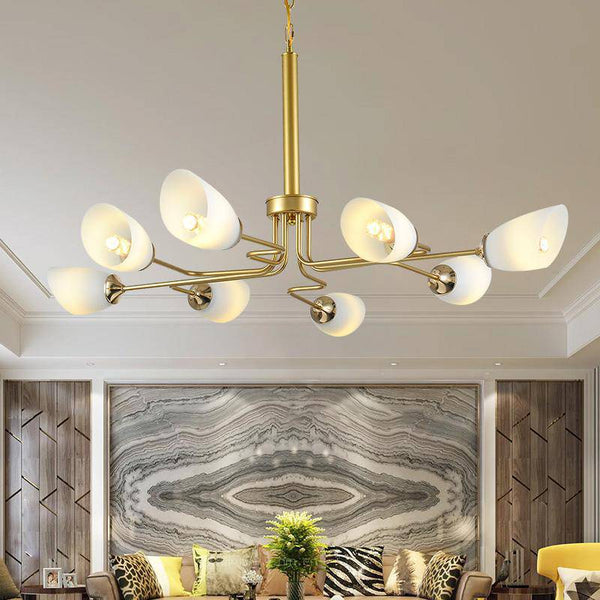 Lustre LED Luxe Doré | Marco Lucetti