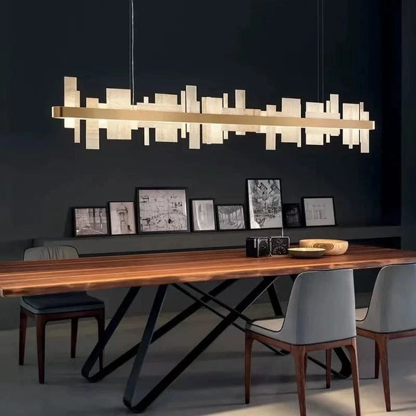 Lustre LED Luxe en Marbre Design | Marco Lucetti