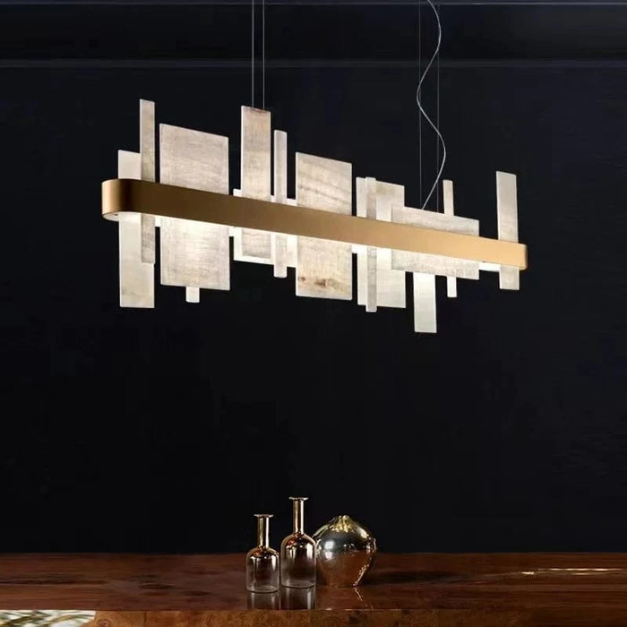 Lustre LED Luxe en Marbre Design | Marco Lucetti