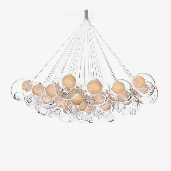 Lustre LED Luxe en Verre Déformé | Marco Lucetti