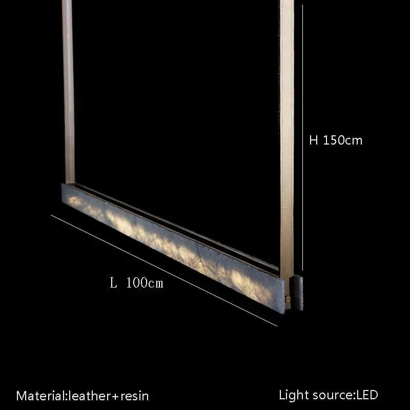 Lustre LED Luxe Moderne Minimaliste Imitation Marbre | Marco Lucetti 100 cm / Lumière blanche