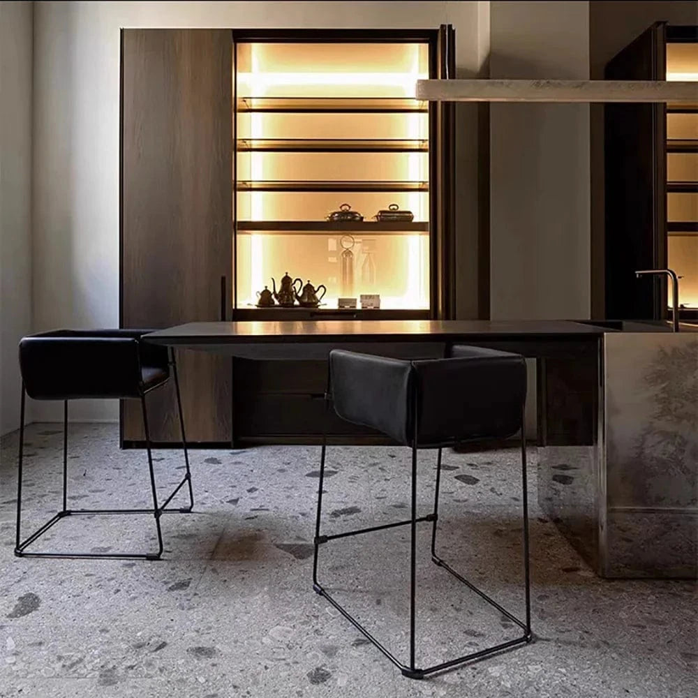 Lustre LED Luxe Moderne Minimaliste Imitation Marbre | Marco Lucetti