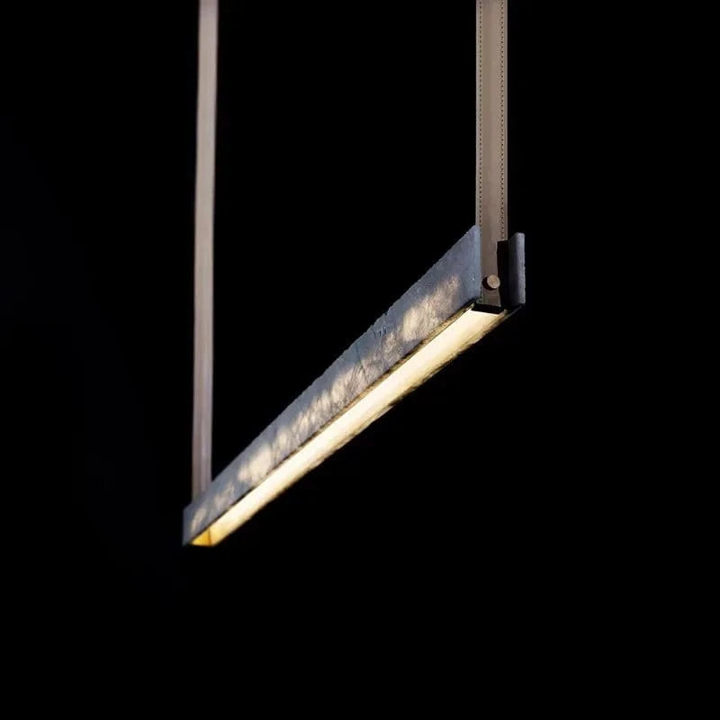 Lustre LED Luxe Moderne Minimaliste Imitation Marbre | Marco Lucetti