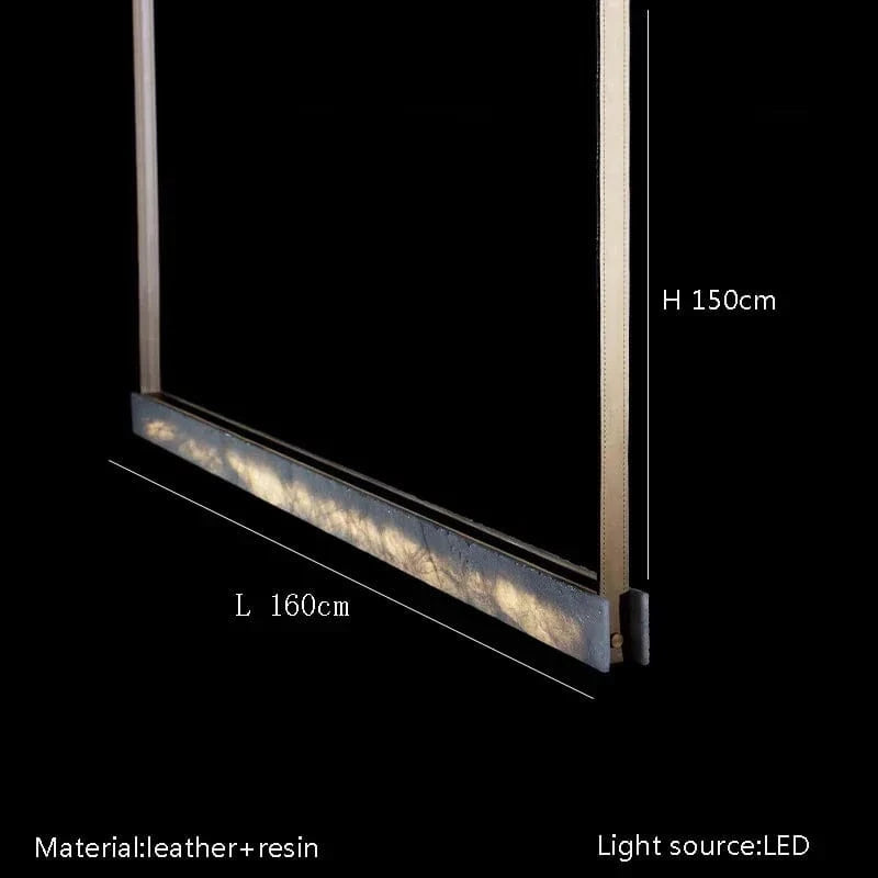 Lustre LED Luxe Moderne Minimaliste Imitation Marbre | Marco Lucetti 160 cm / Lumière blanche