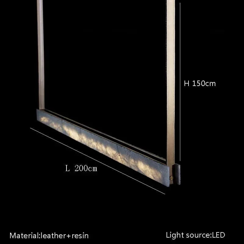 Lustre LED Luxe Moderne Minimaliste Imitation Marbre | Marco Lucetti 200 cm / Lumière blanche