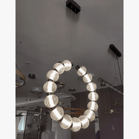Lustre LED Luxe Perles Chromées | Marco Lucetti