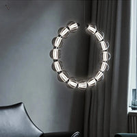 Lustre LED Luxe Perles Chromées | Marco Lucetti