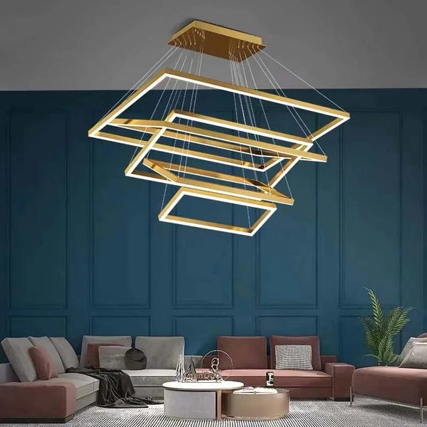 Lustre LED Luxe pour Salon Moderne | Marco Lucetti