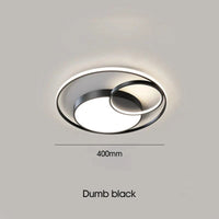 Lustre LED Maison : Éclairage Moderne Tech | Marco Lucetti Noir D40cm / Changeable