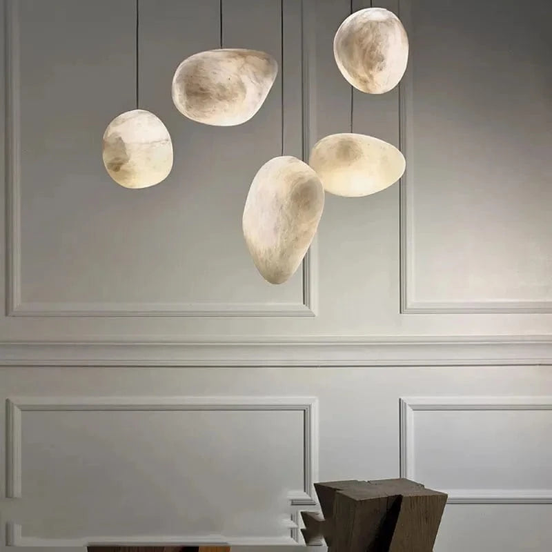 Lustre LED Marbré Moderne | Marco Lucetti