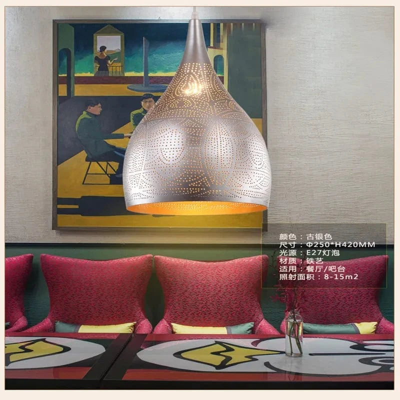 Lustre LED Minimalist Modern | Marco Lucetti Argent