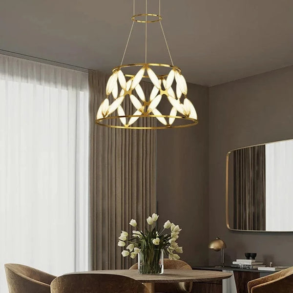 Lustre LED minimaliste avec abat-jour fantaisie pour Noël 2024 | Marco Lucetti