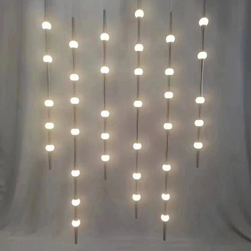 Lustre LED Minimaliste en Aluminium Acrylique pour Hôtel - 3000K | Marco Lucetti