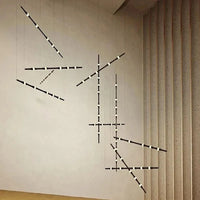 Lustre LED Minimaliste en Aluminium Acrylique pour Hôtel - 3000K | Marco Lucetti