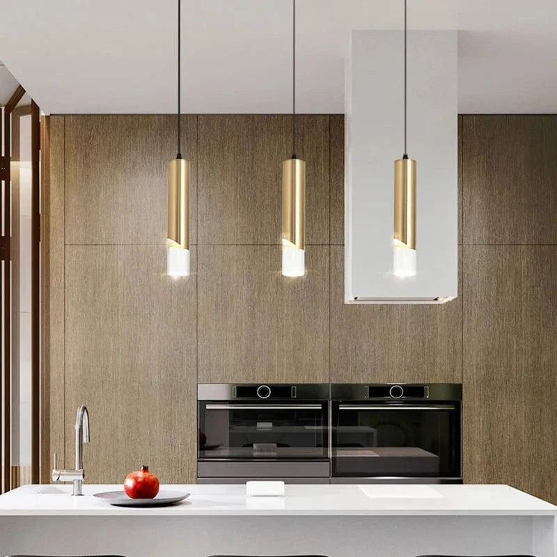 Lustre LED Minimaliste Luxueux en Fer et Cristal | Marco Lucetti