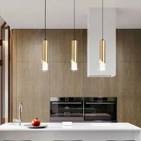 Lustre LED Minimaliste Luxueux en Fer et Cristal | Marco Lucetti