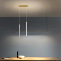 Lustre LED Minimaliste Moderne Dimmable Noir pour Table Salle à Manger Cuisine Bar - Suspension Éclairage Design | Marco Lucetti