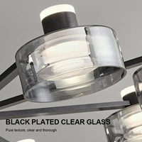 Lustre LED Minimaliste Moderne en Verre et Cuivre - Design Épuré | Marco Lucetti